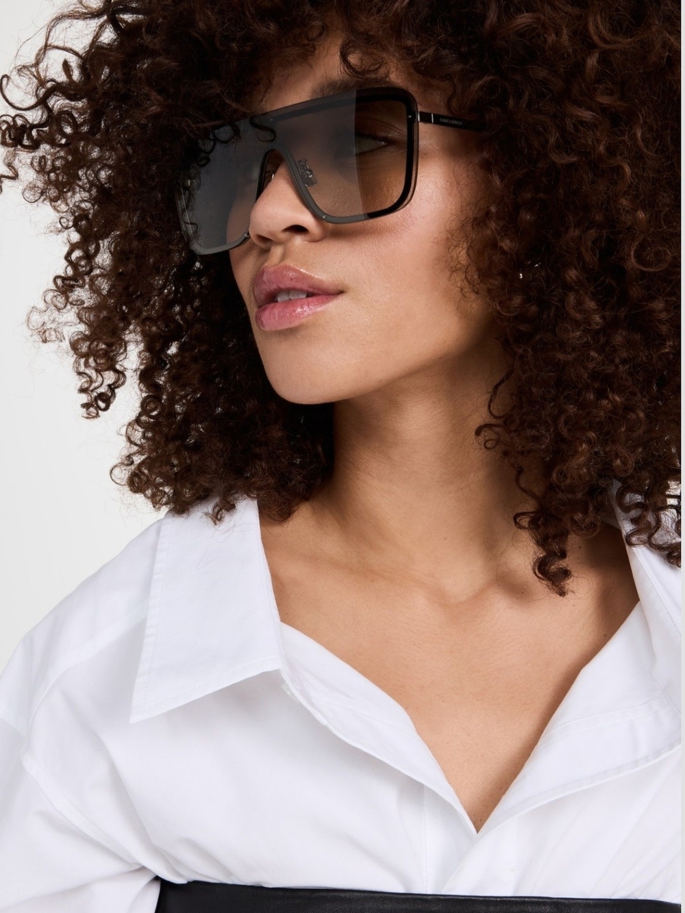 Saint Laurent Oversized Shield Sunglasses SI364 - Picture 3 of 7